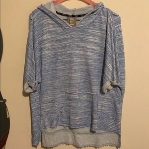 Blue Sweatshirt Top